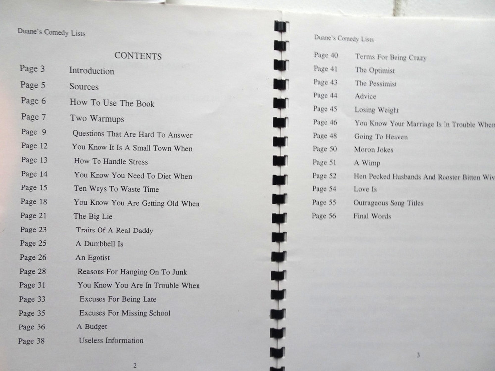 LOT 25 - 7 Booklets Magic,Comedy,Fun.Impossible,Passion,Some Signed,+++