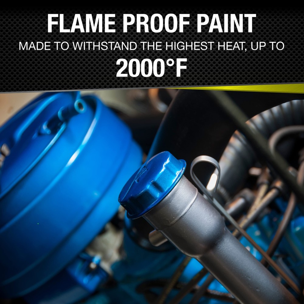 VHT Flameproof Coating Very High Heat Flat Orange