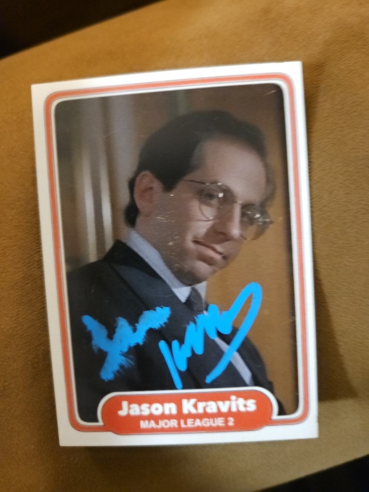 Jason Kravits Custom Signed Card - Major League 2