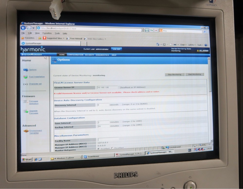 Omneon system manager PC (ref 2)