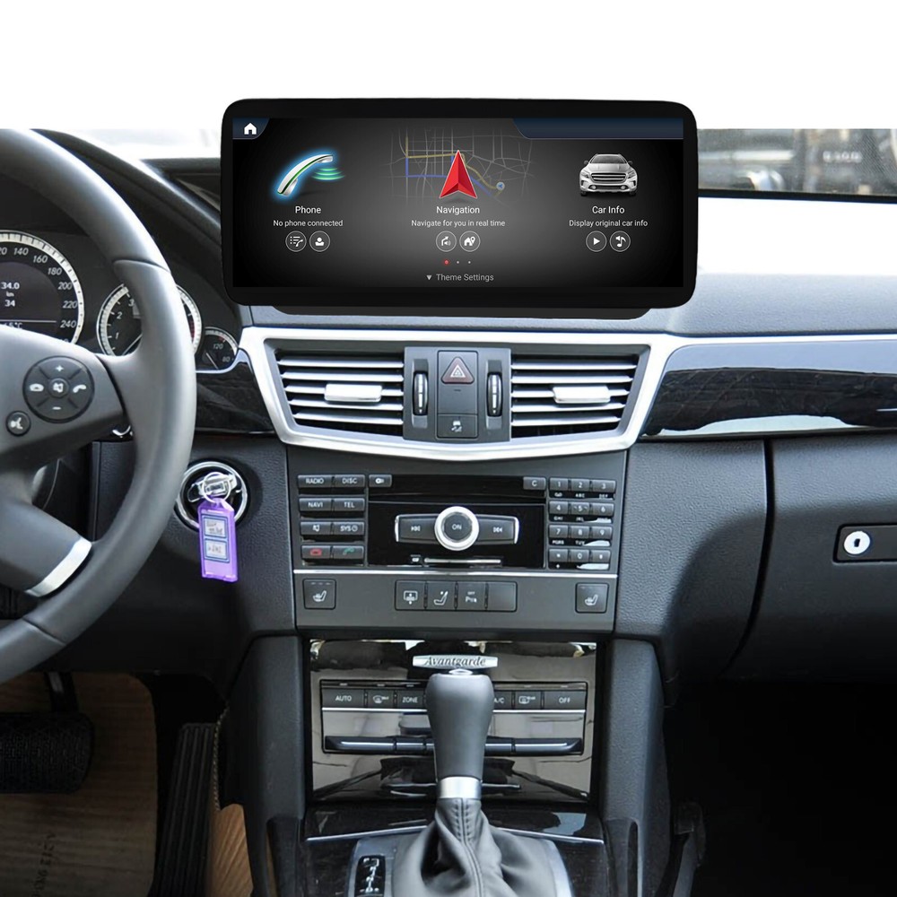 12.3''Touch Screen Display Android CarPlay For Mercedes E-Class W212 S212 NTG4.0