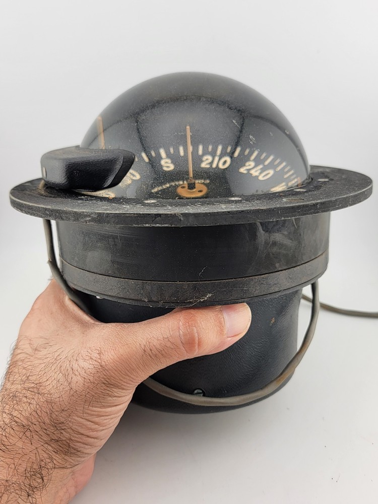 VINTAGE DANFORTH CONSTELLATION 6" MARINE BOAT HIGH SPEED COMPASS. UNTESTED.