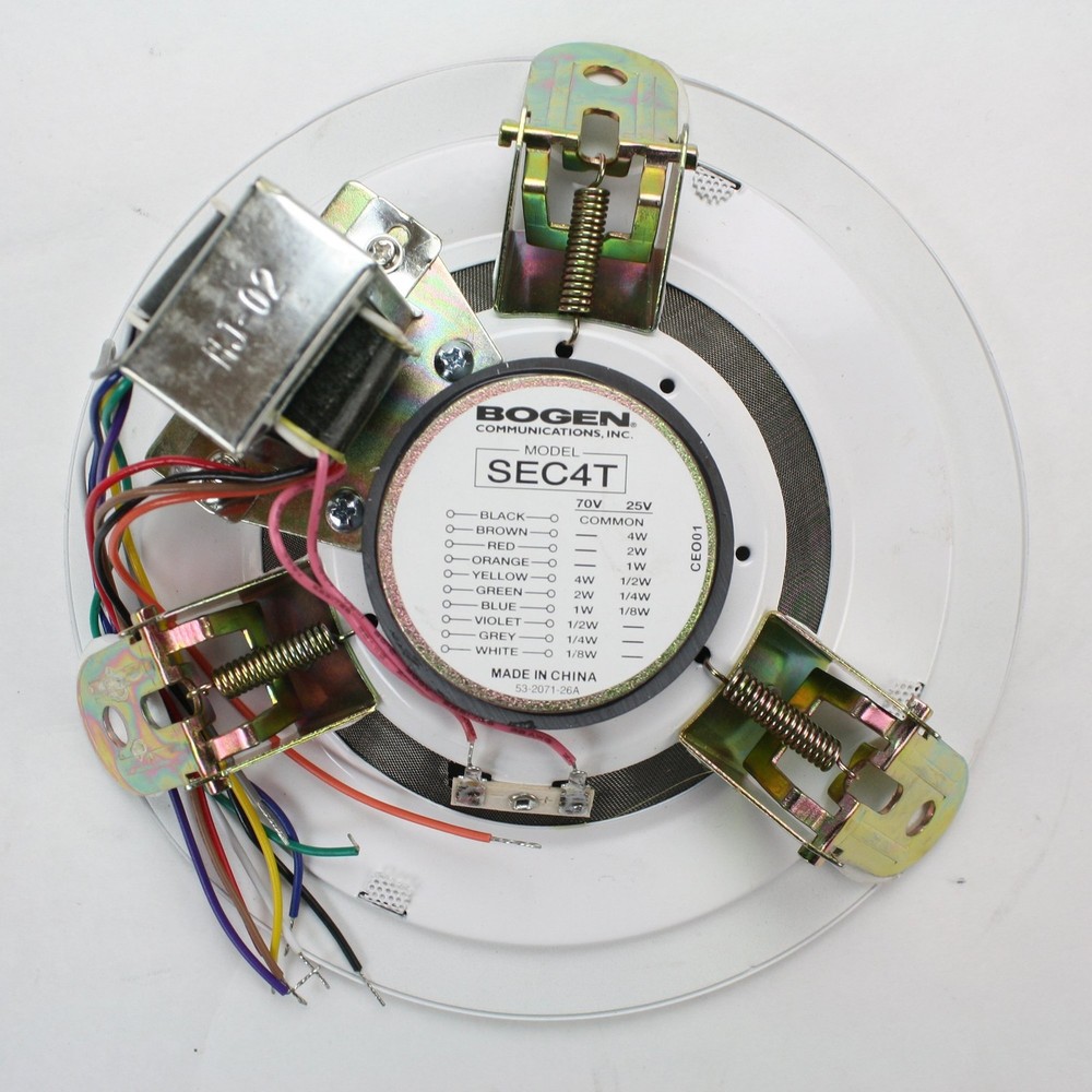 Bogen SEC4T In-ceiling Speaker 4 W RMS White