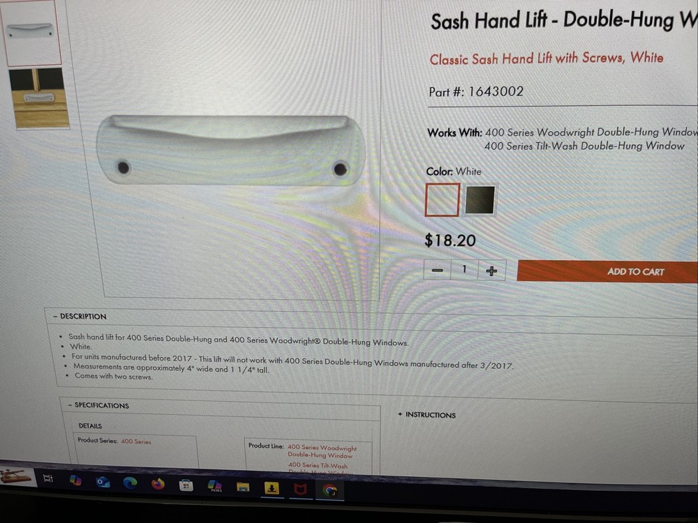 Anderson Sash Lifts