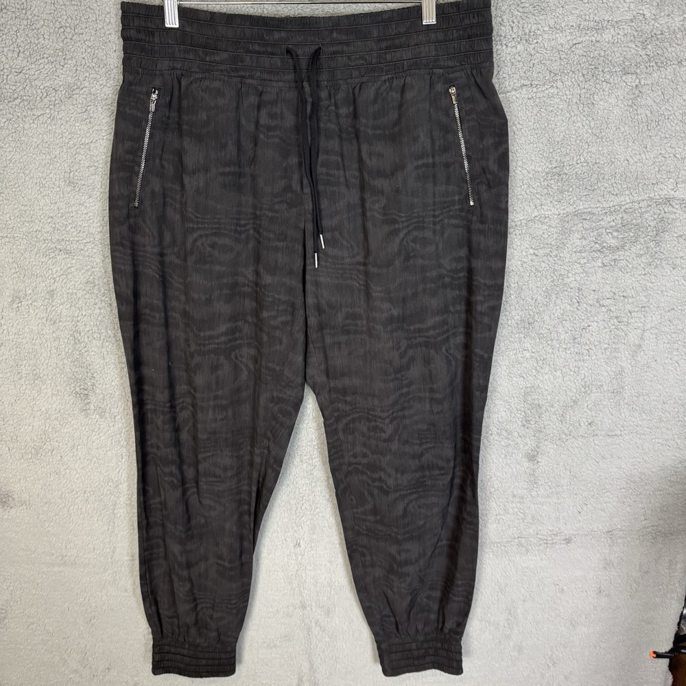 Athleta Pants Womens 16 Grey Camden Jogger Pull on Active Performance Stretch