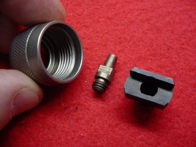 Traditions Lighting Bolt Action Muzzleloader Muzzle Cap, LFS musket nipple adap.