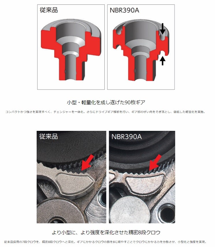 NEPROS 3/8" RATCHET HANDLE NBR390A