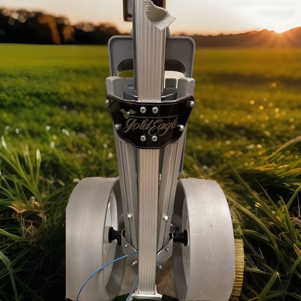 Collapsing Gold Eagle Push Cart - Adjustable Handle - Beautiful Condition