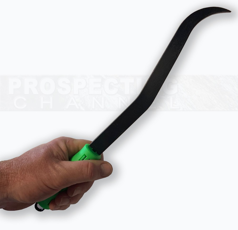 2 SNAPPY GRIP HANDLE Hooked Crevice GOLD Digging Crevicing Tools 11" + 24"