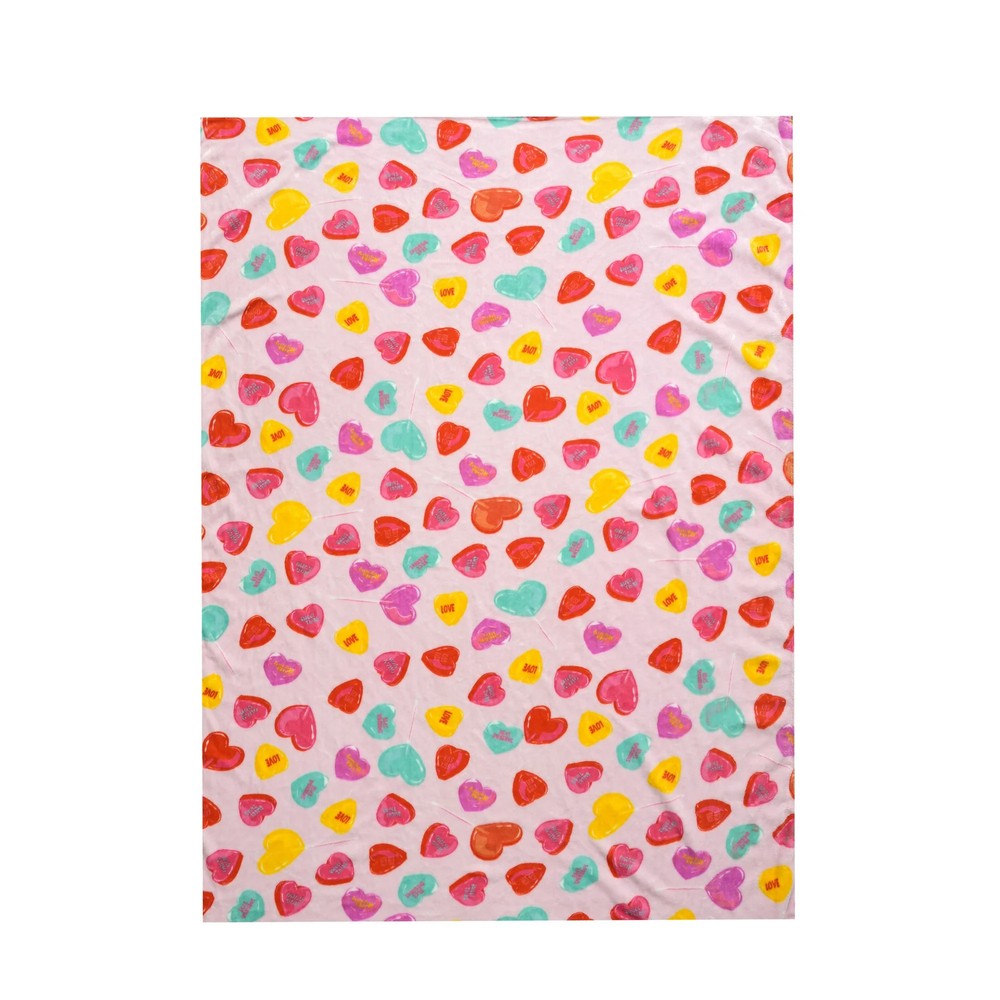 Valentines Day Oversize Plush Throw Blanket