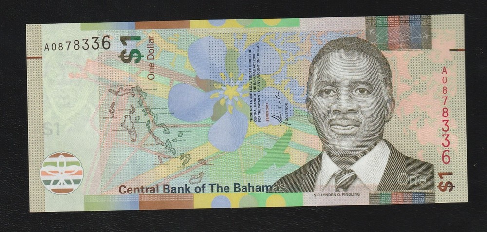 Bahamas, 1 dollar, 2017, P-77, Uncirculated Banknote