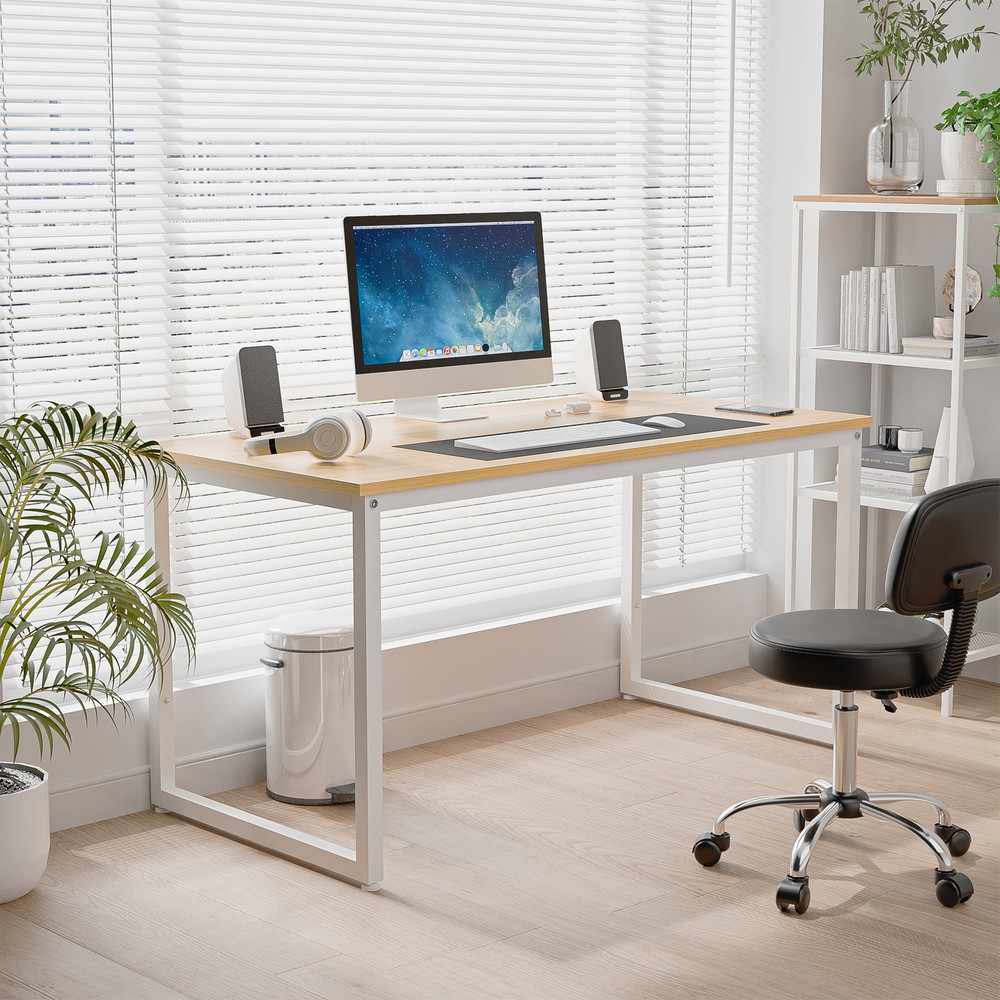 Home Office Desk 47'' Laptop PC Computer Table Writing Table Rectangle Natural