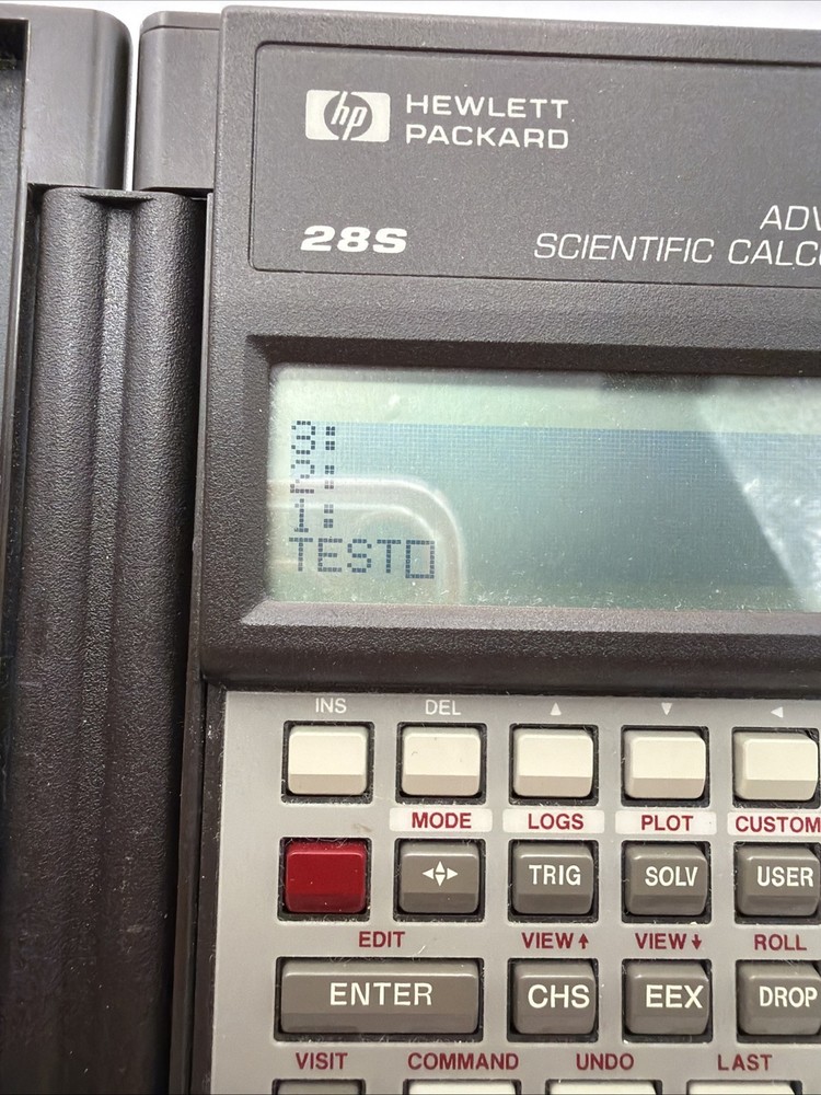 HP-28S Hewlett-Packard Advanced Scientific Calculator Tested Works
