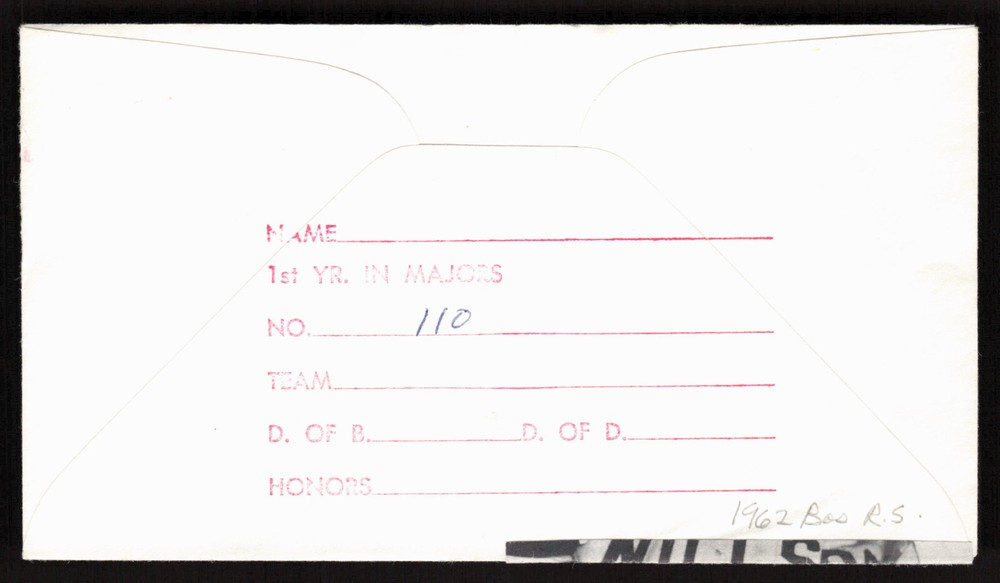 Dick Radatz Signed FDC Baseball Stamp Cachet Envelope Boston Red Sox Auto