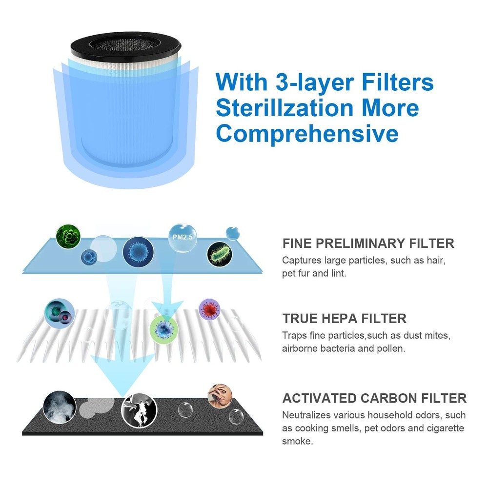 Air Purifier for Large Rooms (C8 filter)