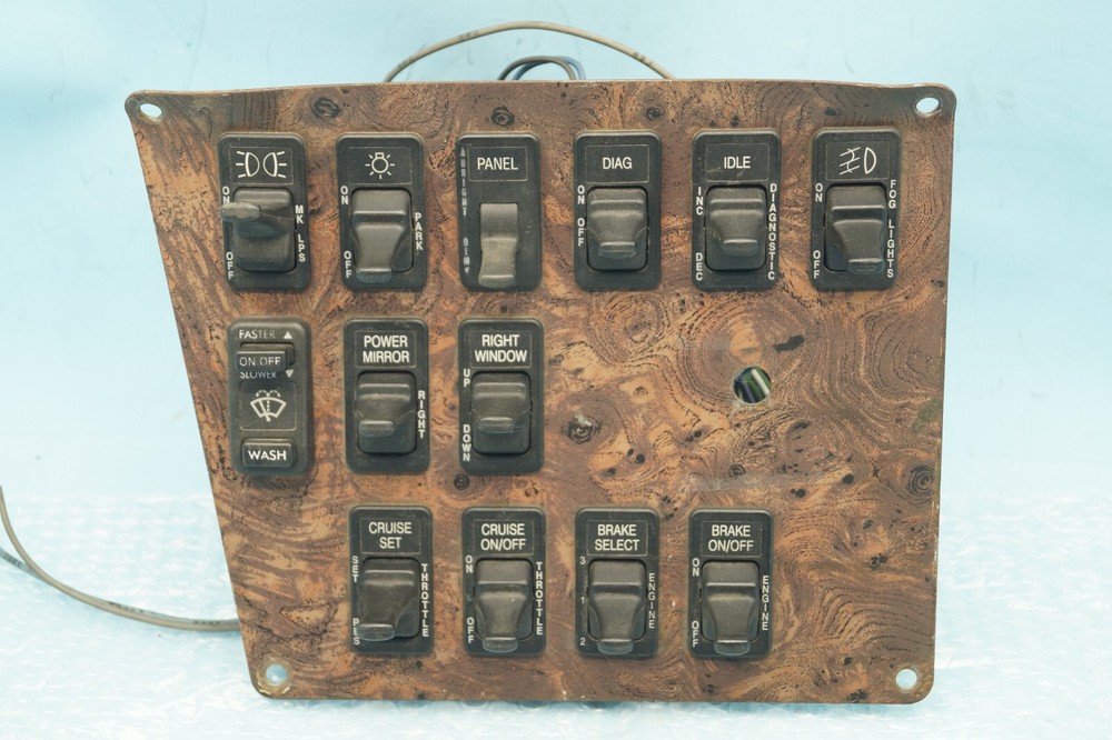 ✅ International Cabin Switch Buttons Dash Panel Lineset OEM SS