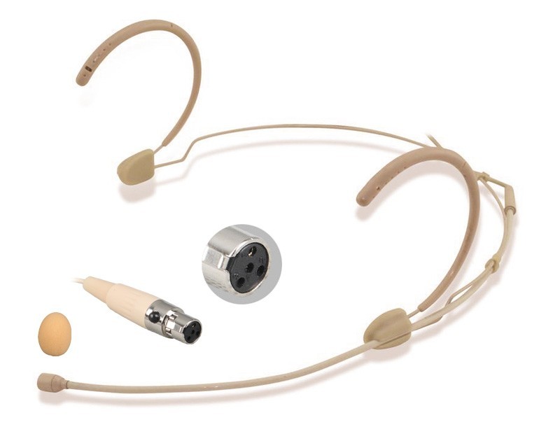 Pro Omnidirectional Headset headworn Microphone For Shure Wireless MIC system