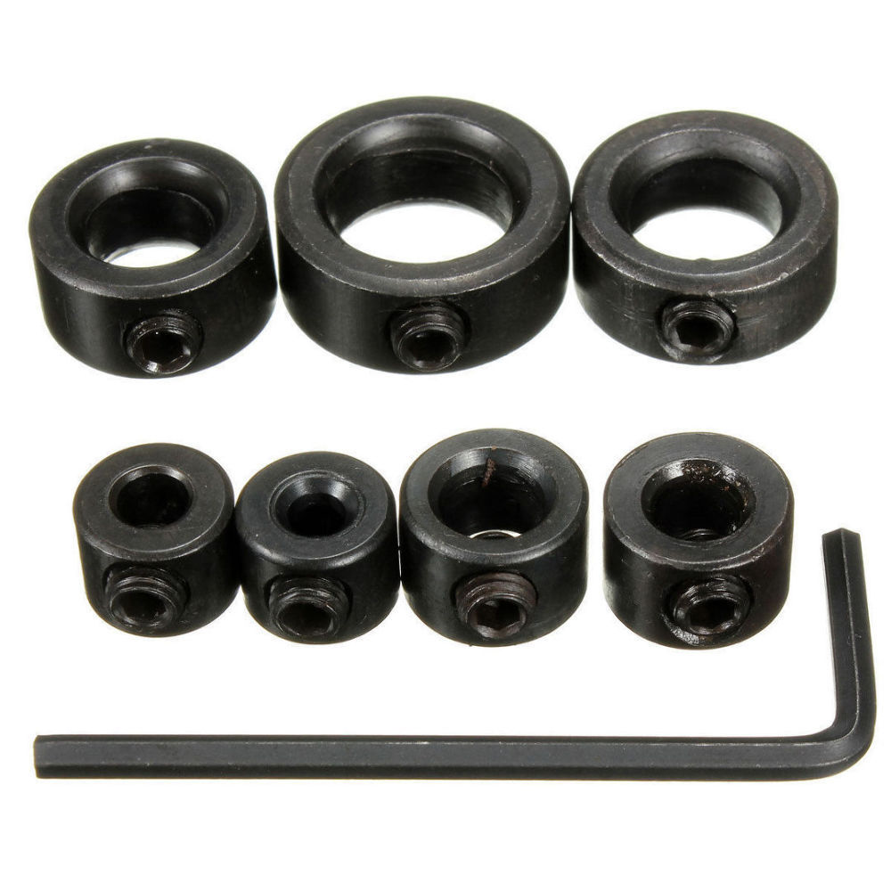 Set of Metric Drill Stops For Setting Hole Depth When Drilling