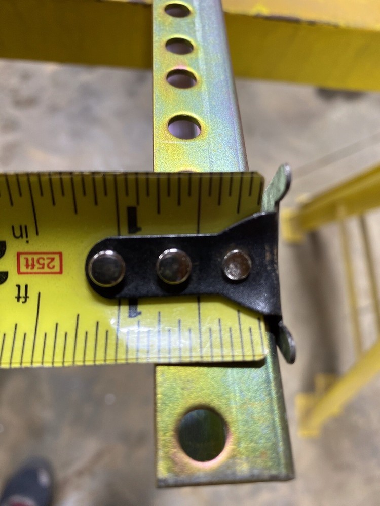 2 - MOUNTING RACK RAILS USED CONDITION 78.75” LONG