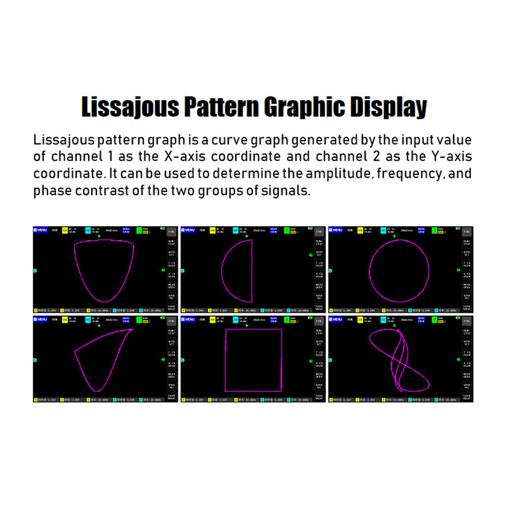 Digital Tablet Oscilloscope for FNIRSI Mini 7" Touch Panel 2CH 100MHz