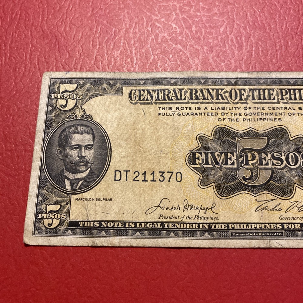 Philippines- 5 Pesos-1949