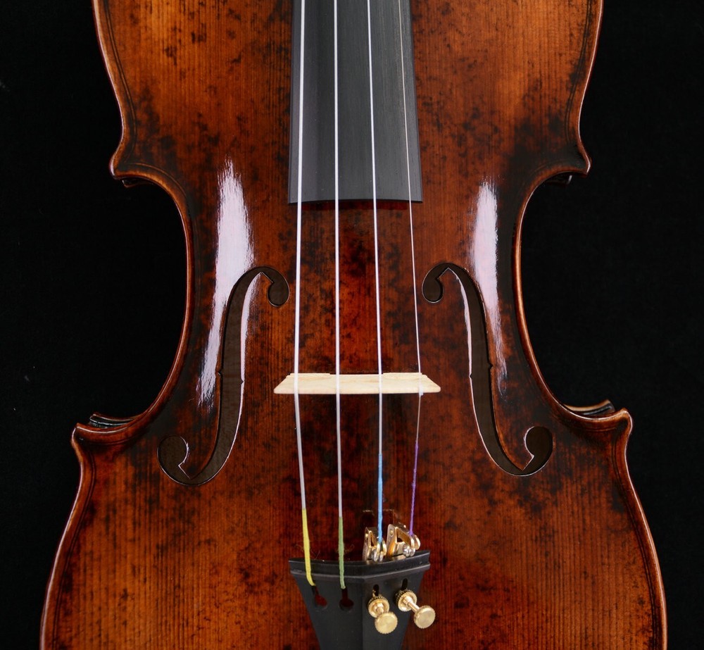 Stradivari 1716 Messiah Violin Model Master Wang's Own Work 1-PC Back No. W37