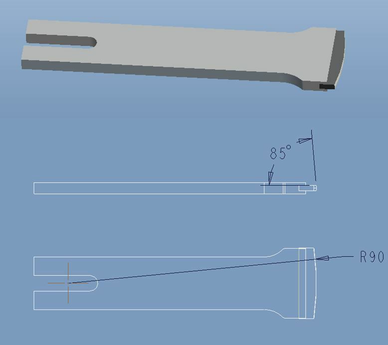 Scraper Blade #25 For Dapra Biax Scraper