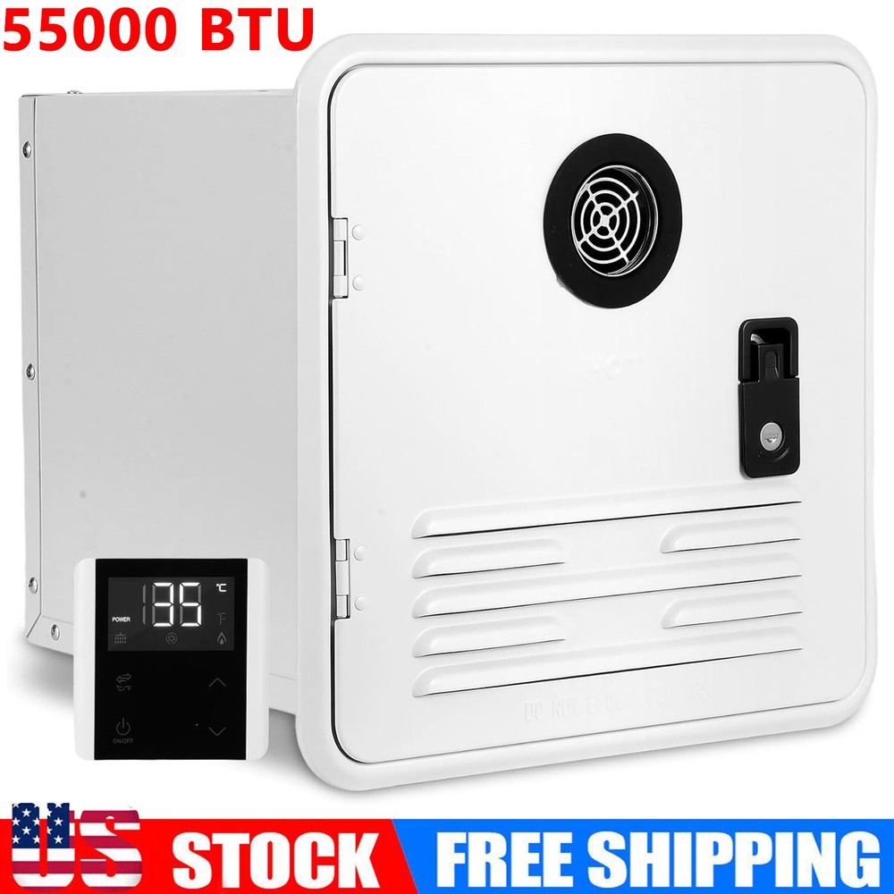 RV Tankless Water Heater 15x15 in Propane Gas 55000BTU with Controller