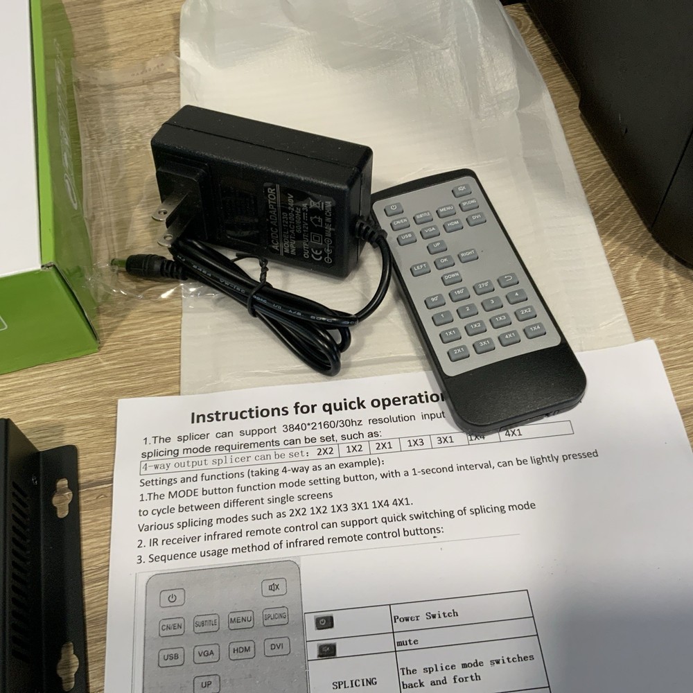 Video Wall Controller 4KX2K HD Display Seamless Splicing Professional Process