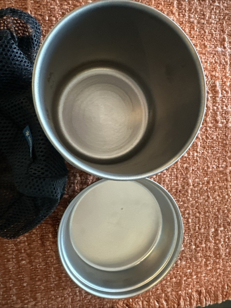 Snow Peak Backpacking Camping Titanium Cookset