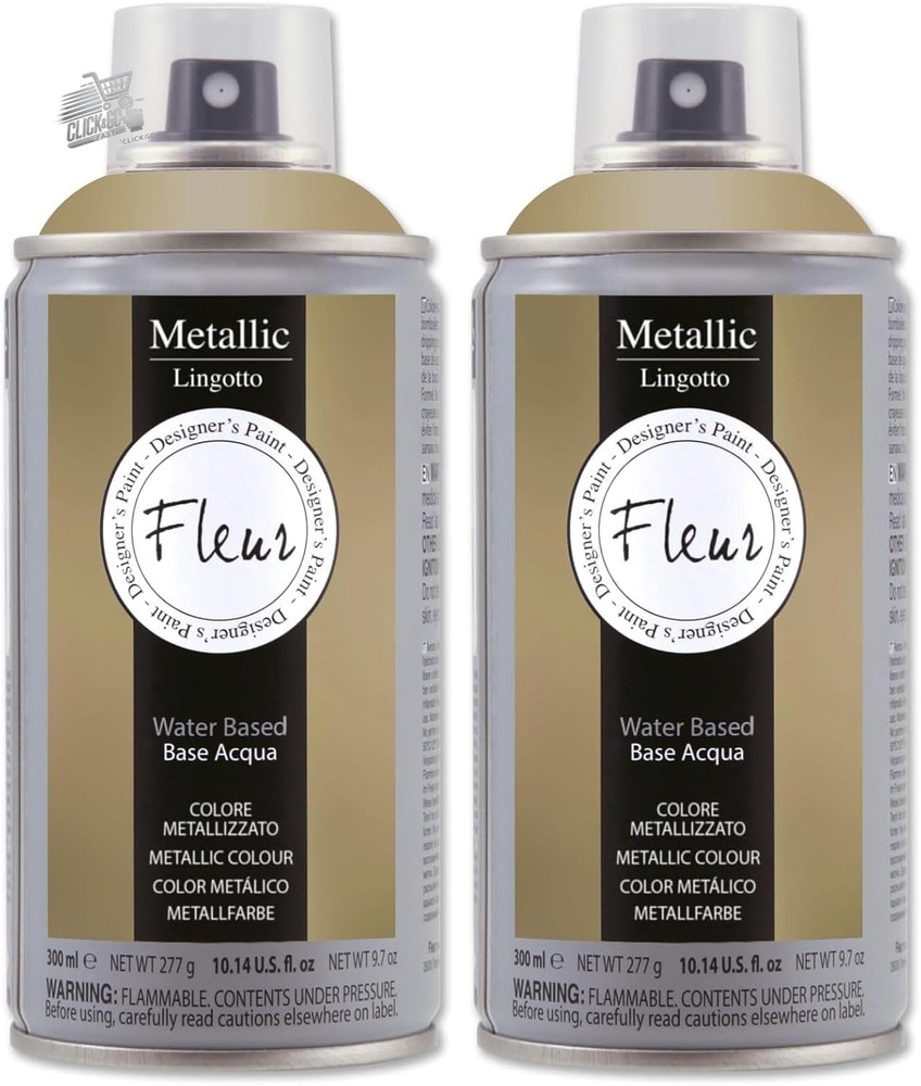 | Metallic Water Based Spray With Very High Pigment Content, Fleur M