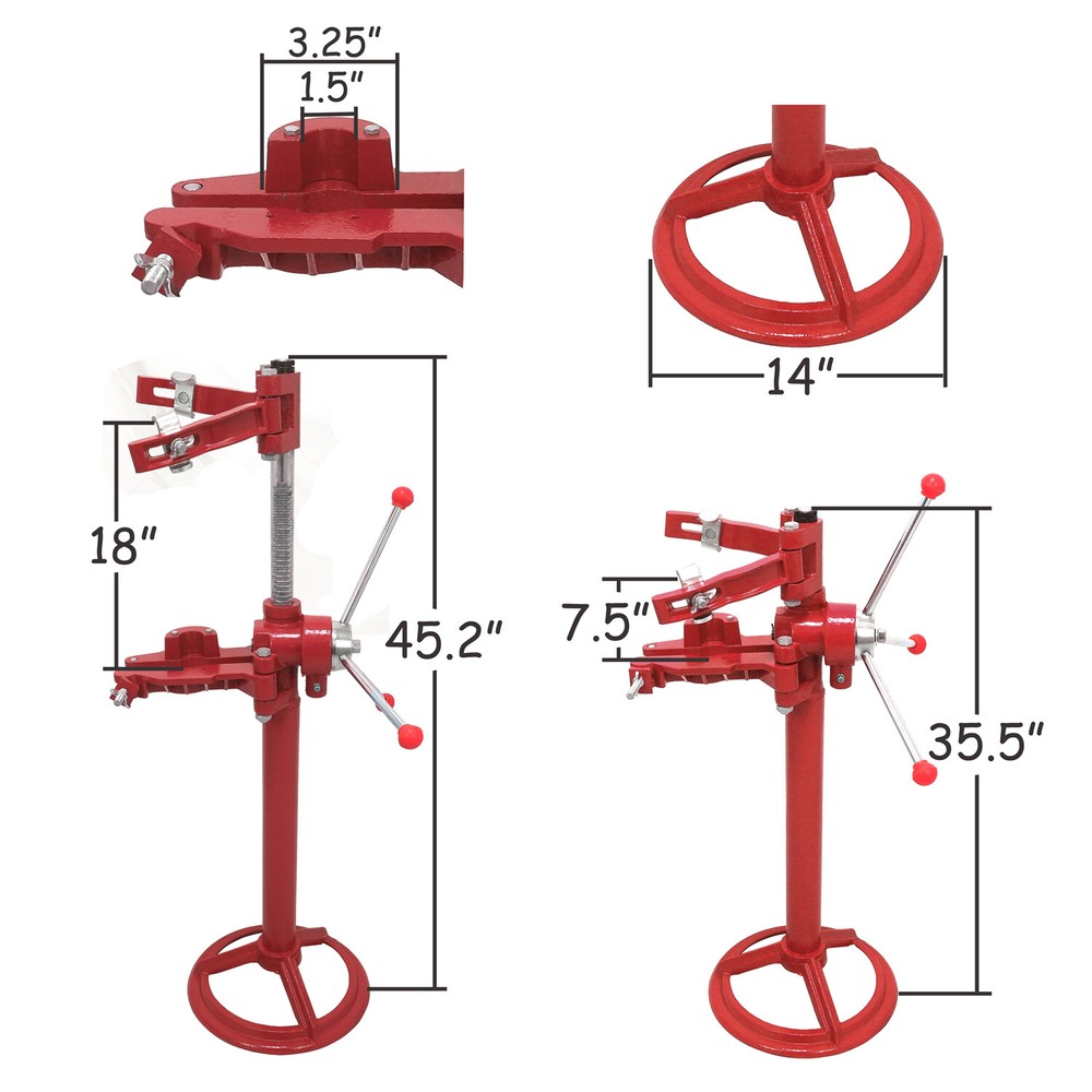 Hand Operate Strut Coil Spring Press Compressors Auto Tools Equipment Compress