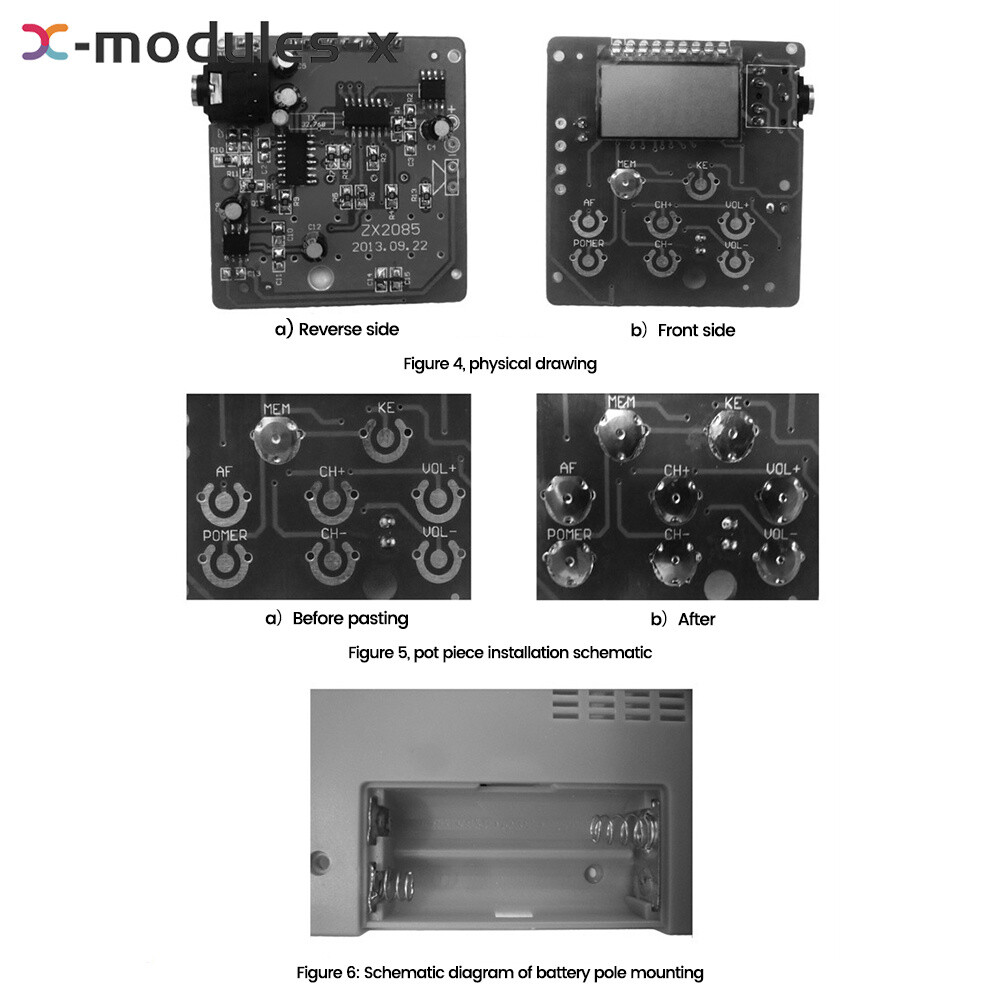 Programming Digital Stereo Radio DIY Kit For Electronic Skill Teaching Practice