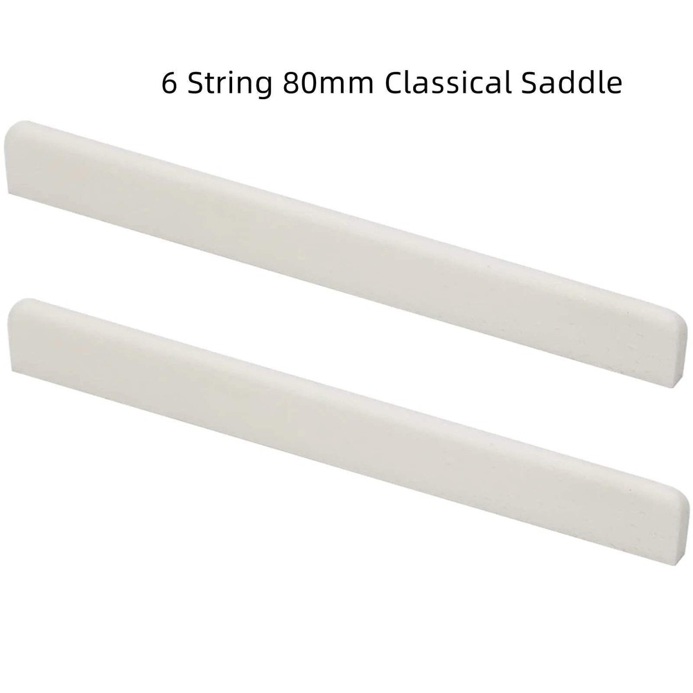 Miwayer 12 ,6 String 6 String Classical Guitar Bone Saddle, Guitar Bridge Saddle