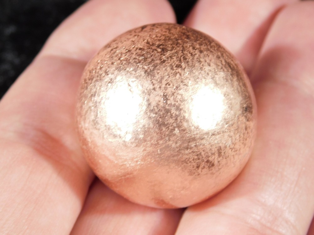 Solid COPPER SPHERE From Michigan 119gr