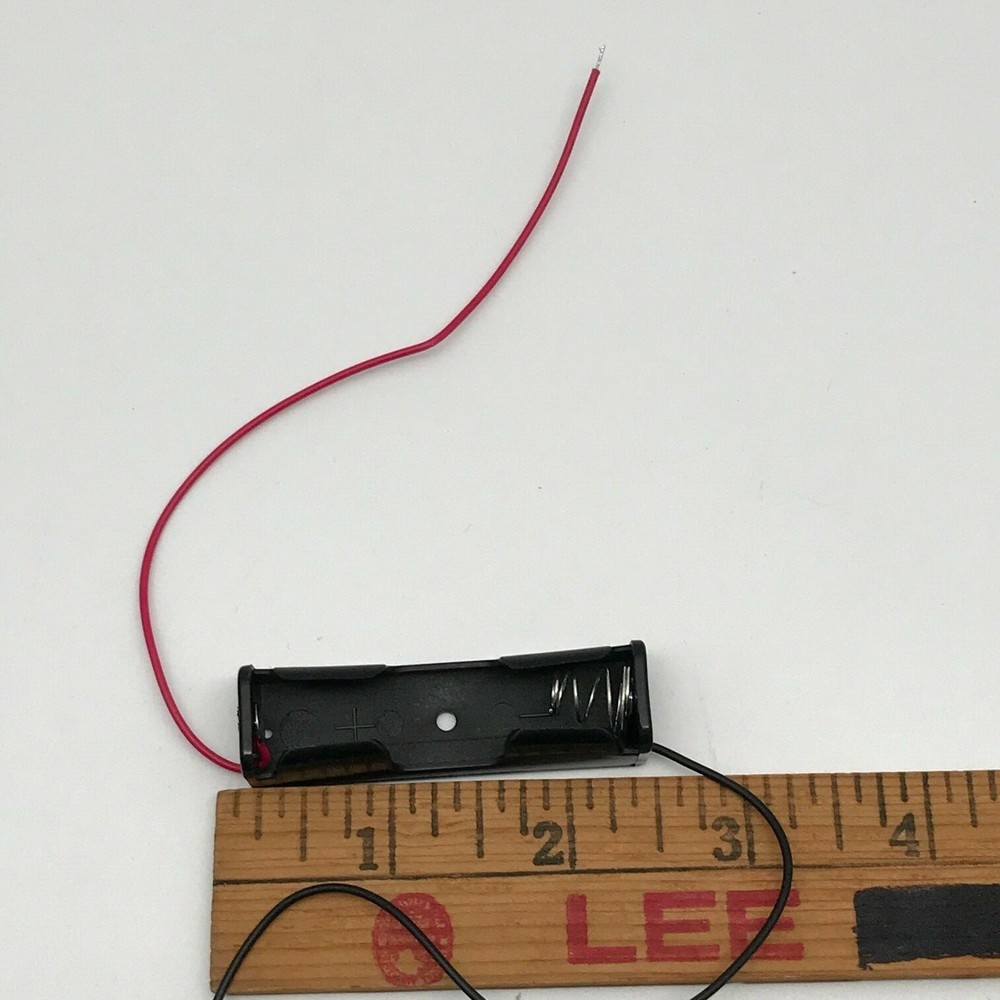 Single/1X AA DIY Battery Holder Case Box Base 1.5V PCB Mount With Bare Wire Ends