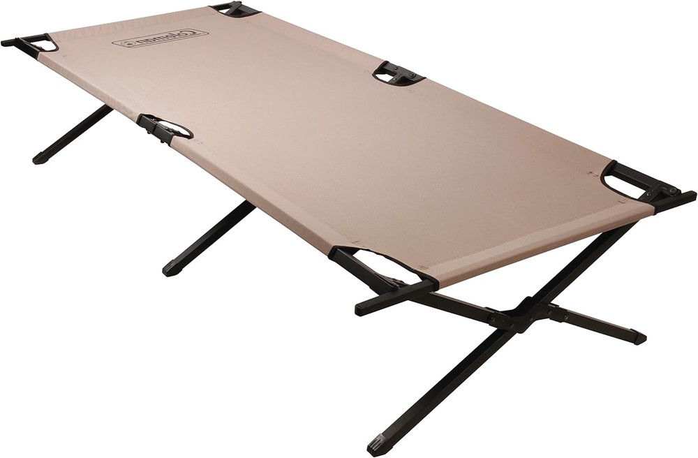 FOLDING COT Portable Camping Bed with Easy Setup & Takedown, Supports 300Lbs