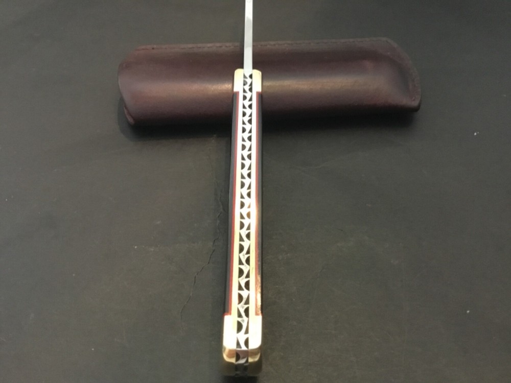 Custom K'Roo Willem O'Kelly Upscale Slipjoint Folder Folding Knife