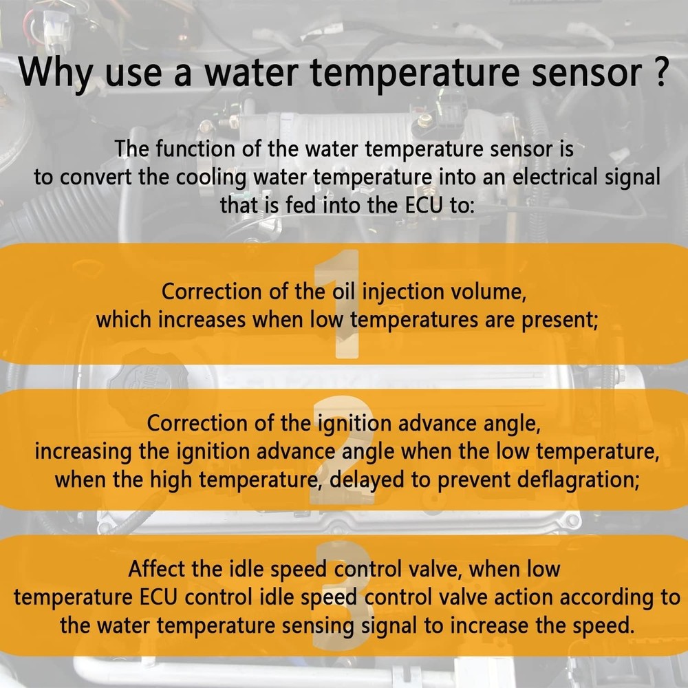 Durable Engine Coolant Temperature Sensor for Chrysler, Dodge & Ram Vehicles