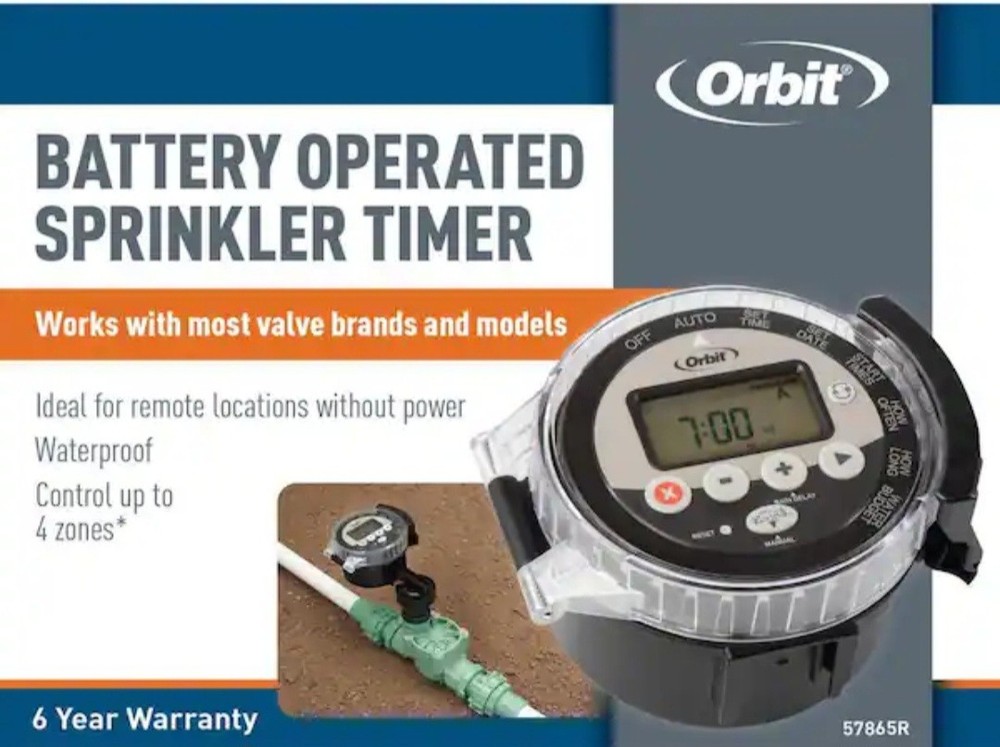 Orbit Battery Operated Irrigation Controller without Valve