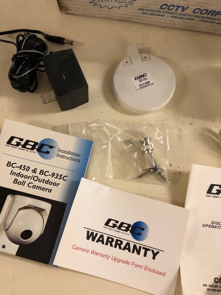 CBC BC-450 CCTV Color Dome Camera w/ Mount Bracket Open Box