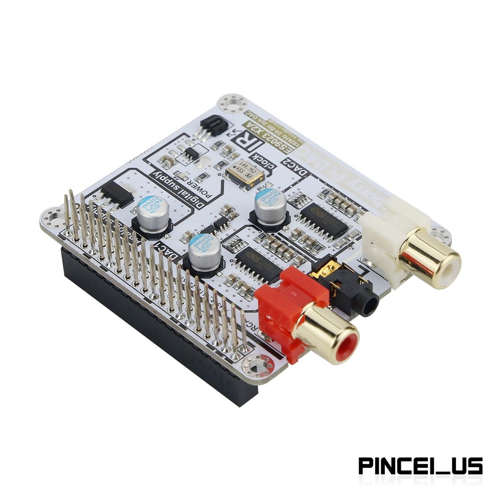 For Volumio Moode Raspberry Pi DAC - Raspberry Pi 4B HIFI Dual-decode DAC I2S