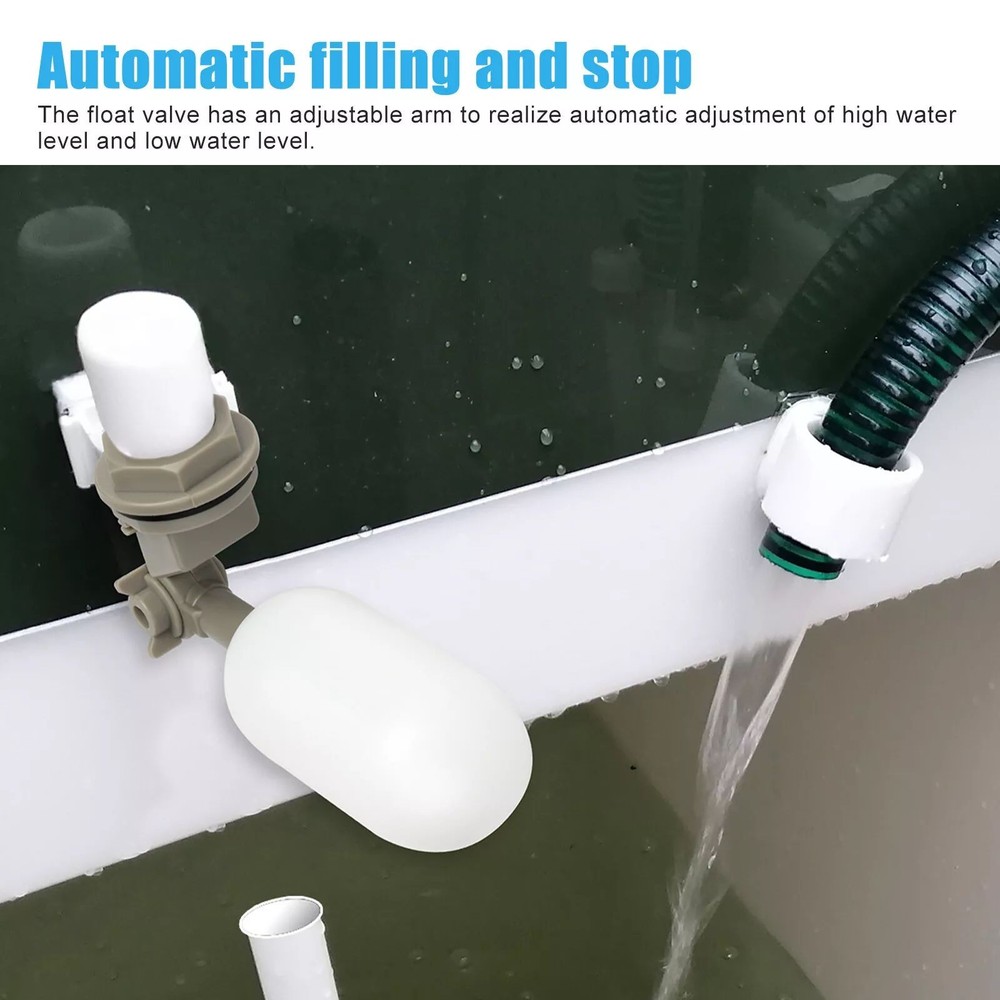 4x Adjustable Arm Water Level Control Automatic Replenishment Ball Float Valves