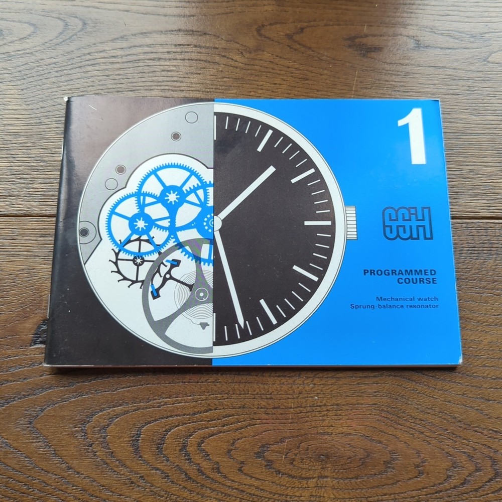 SSIH Omega Programmed Course Watchmaking Books Mechanical, Quartz, Tuning Fork