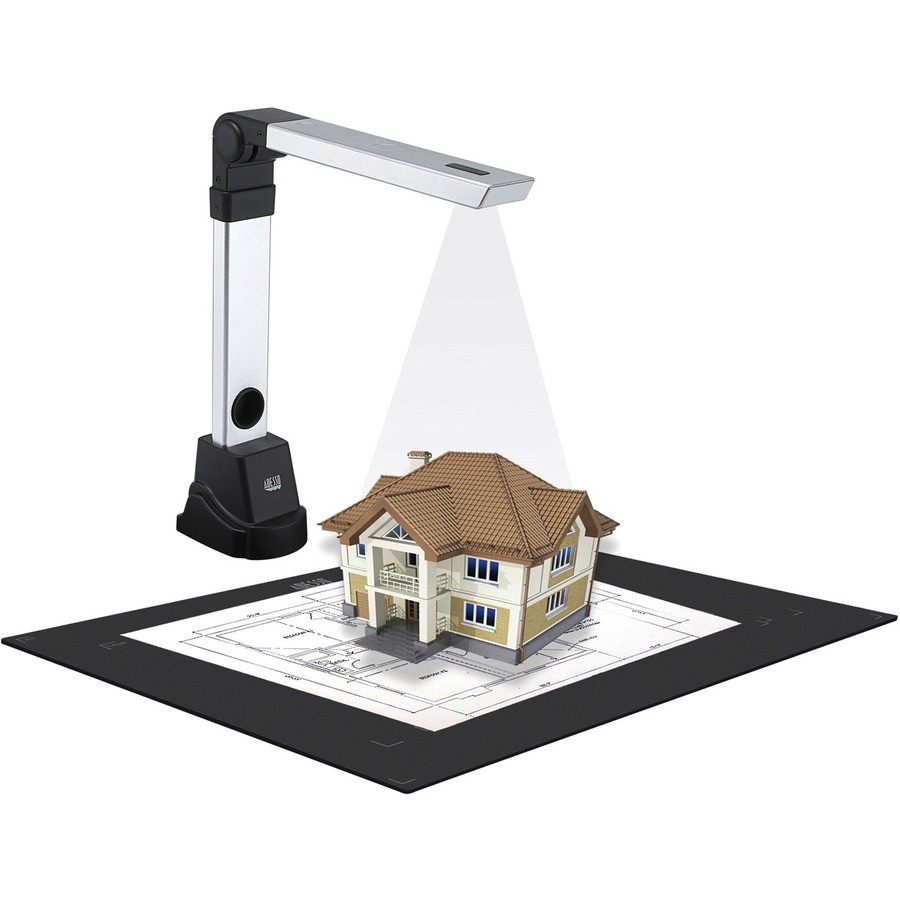 Adesso 8 Megapixel Fixed-Focus A3 Document Camera Scanner with OCR Function