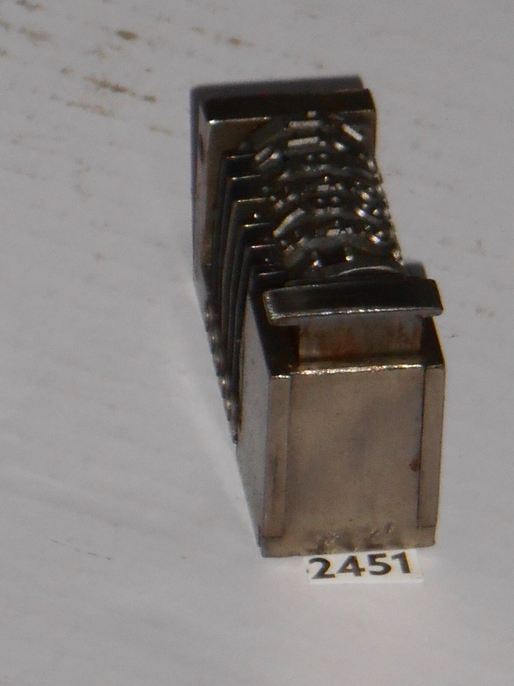 WMA | letterpress numbering machine | 2451