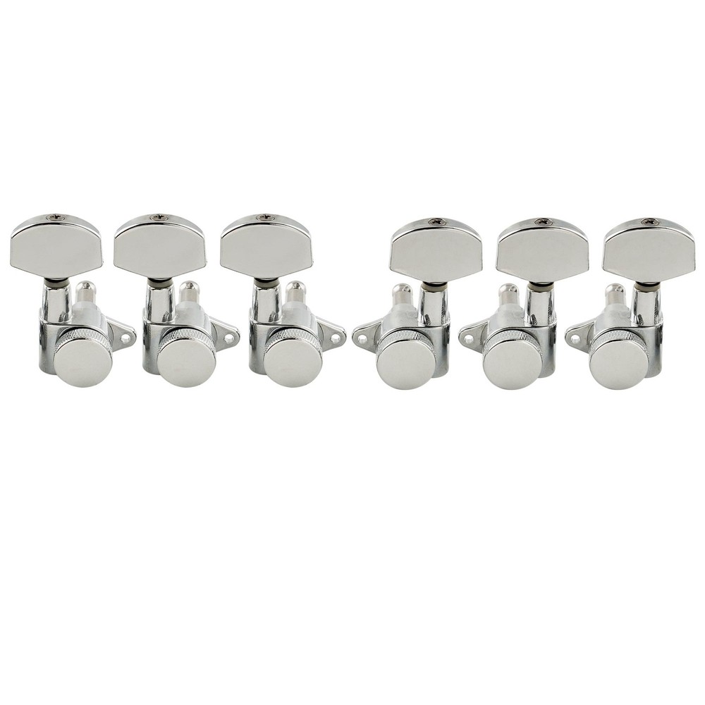 Musiclily Pro Chrome 3L3R Guitar Locking Tuning Peg Machine Head For Epiphone LP