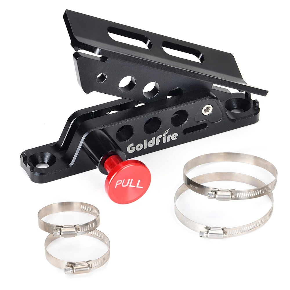Quick Release Aluminum Fire Extinguisher Holder Mount Bracket - Black