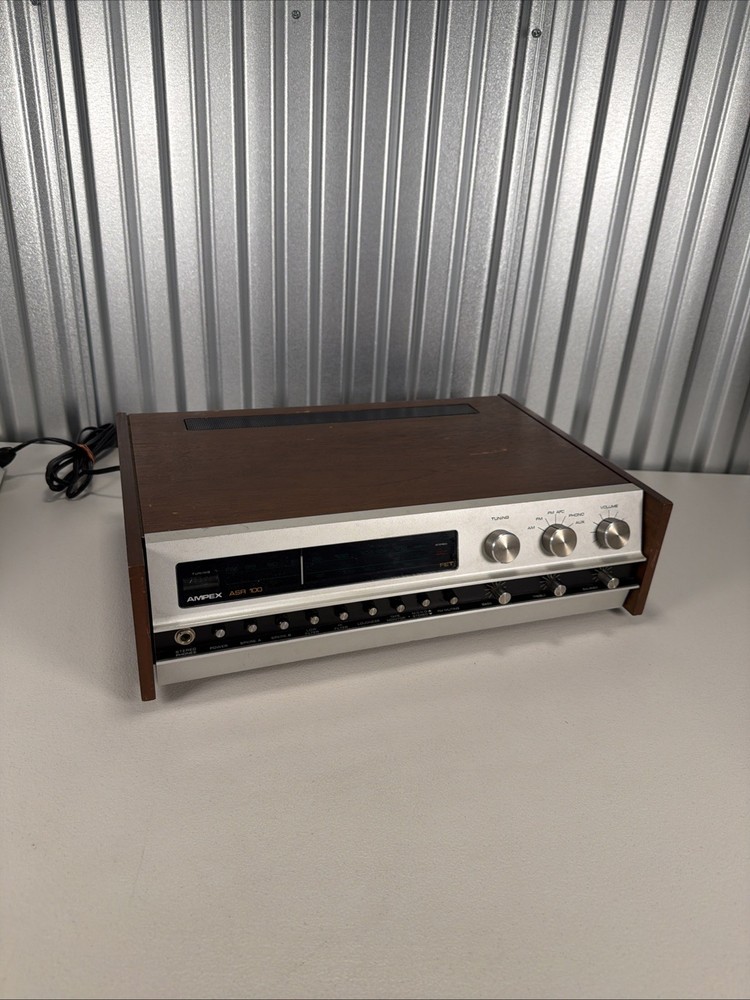 Vintage Ampex ASR 100 Stereo Receiver - Working!