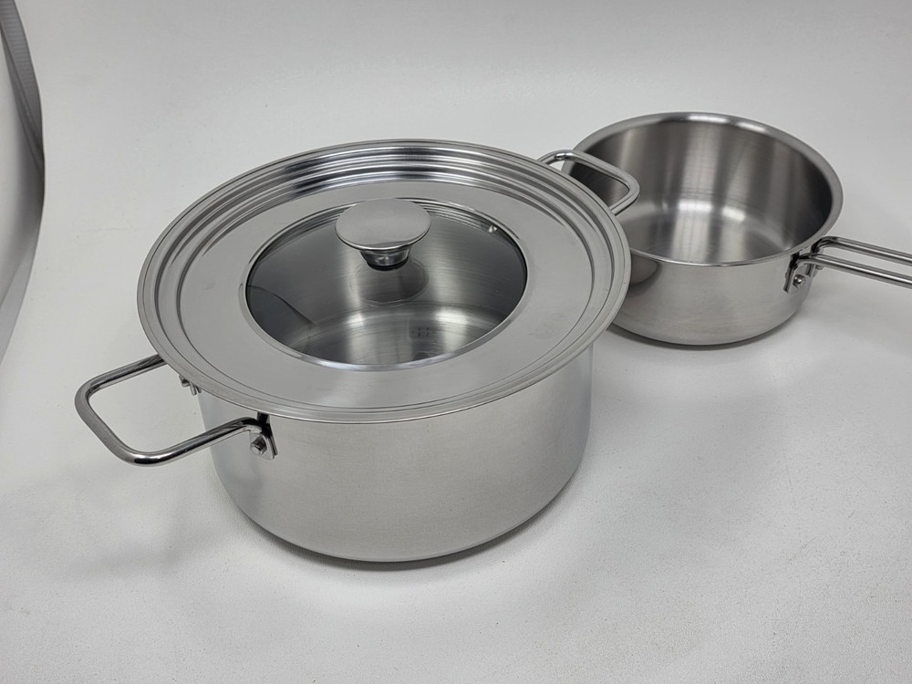 Arch Studio 5-Pc. Stainless Steel Cookware Silver